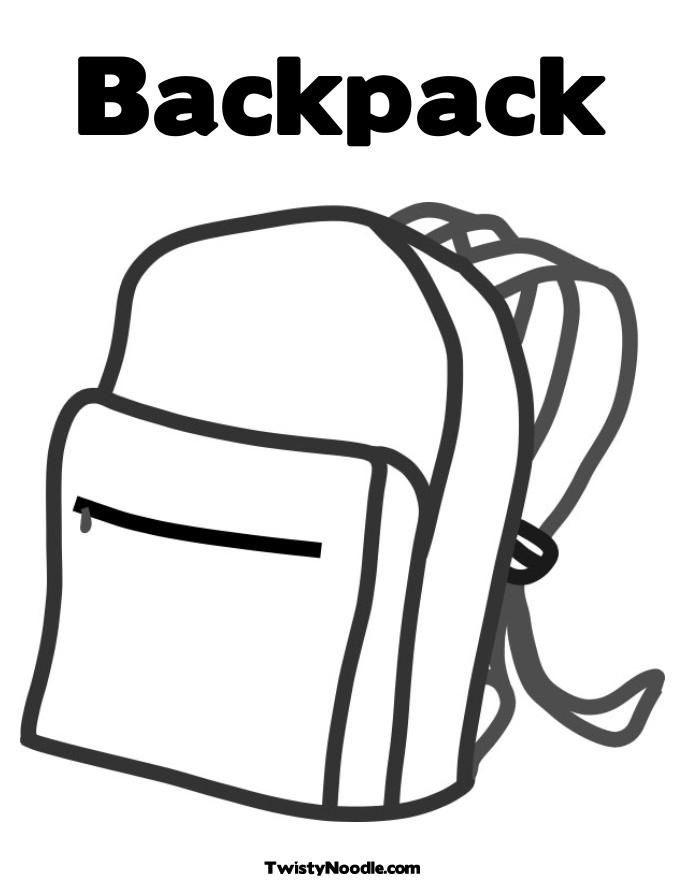 clip art backpack Clip Art Library