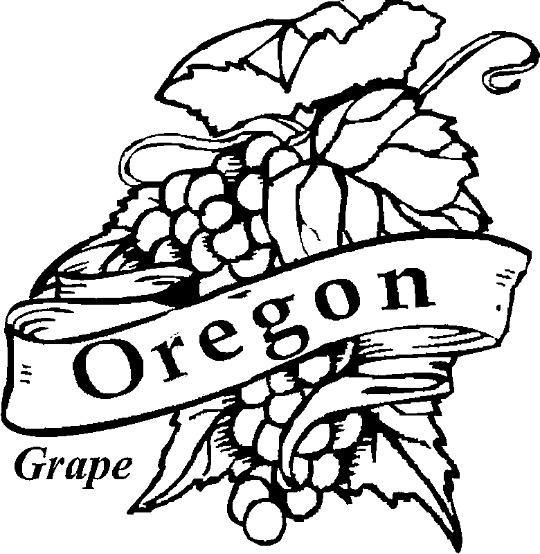 coloring pagegs state of oregon Clip Art Library