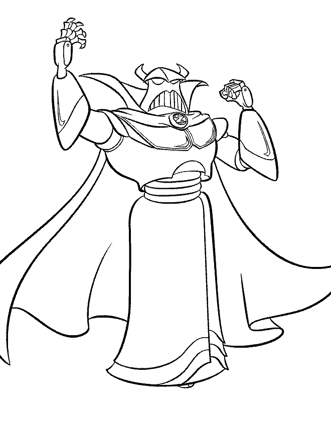zurg toy story coloring pages 566616