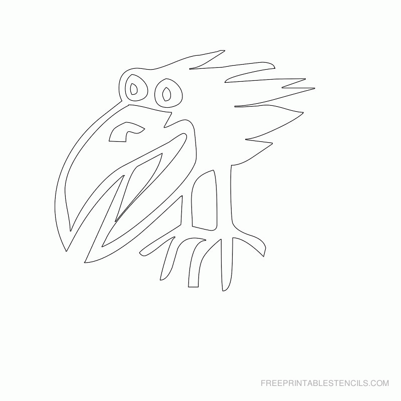 Printable Bird Stencil Designs