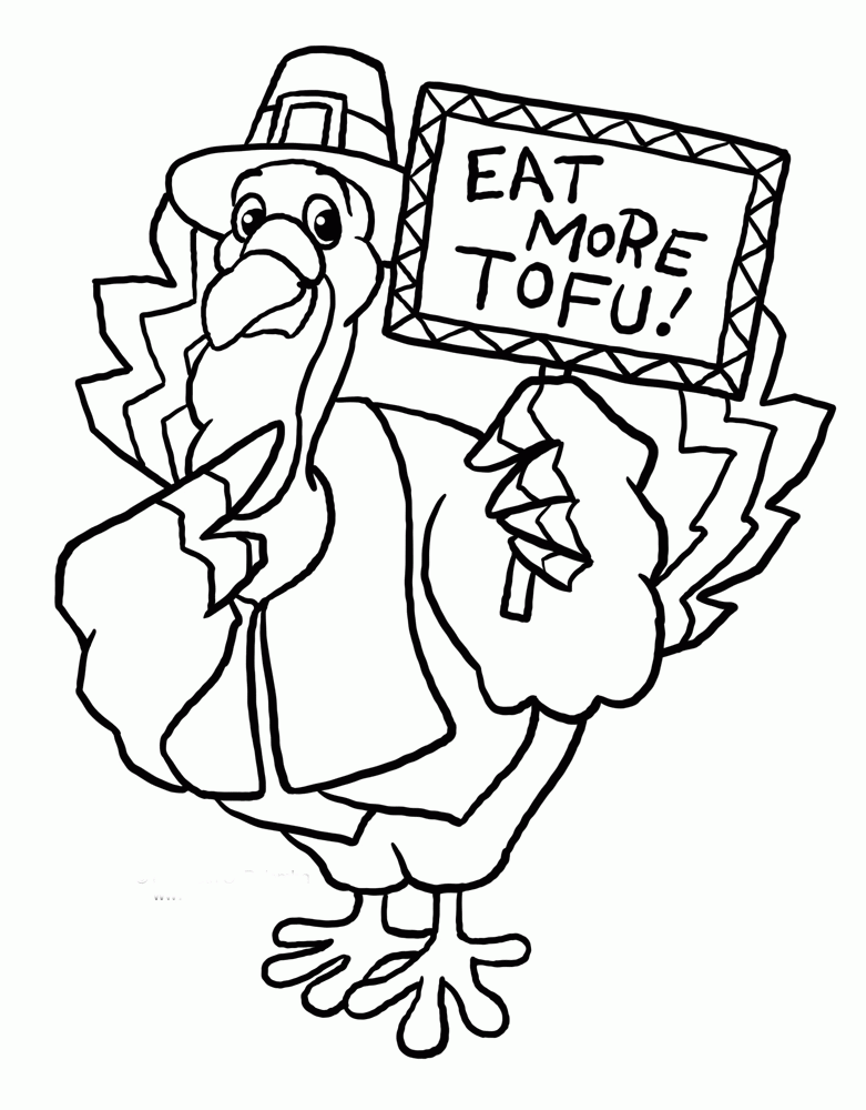 am not a turkey thanksgiving coloring pages Clip Art Library