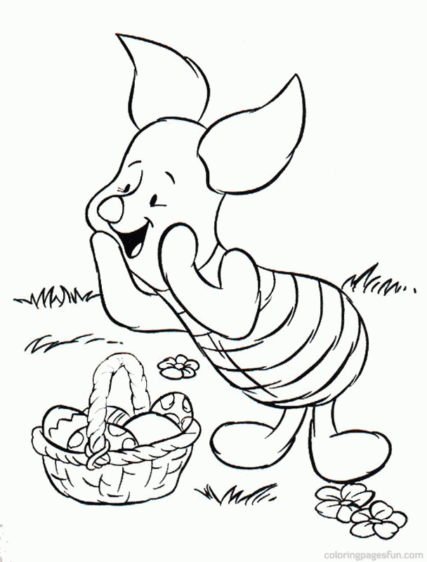 Cute Disney Characters Coloring Pages
