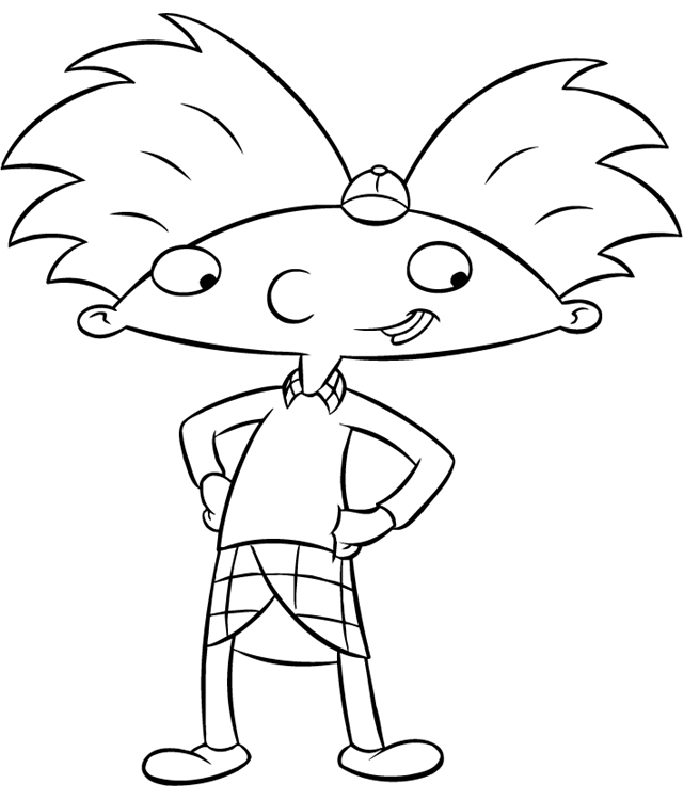 Ruth Mcdougal Hey Arnold Coloring Page Hey Arnold Coloring.