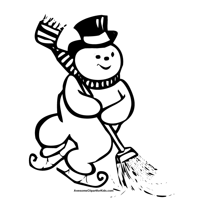 snowmen at night coloring page 548900