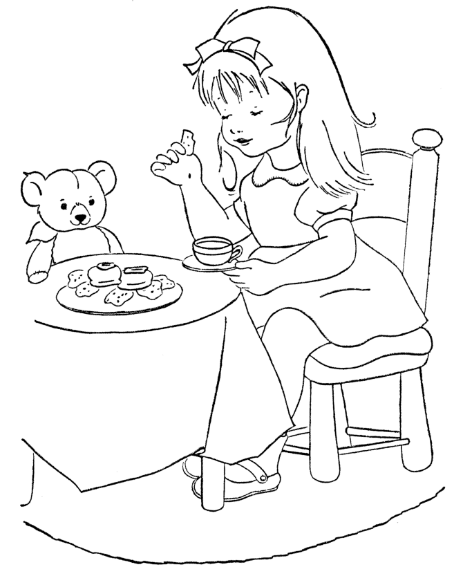 Free Birthday Party Coloring Pages, Download Free Birthday Party