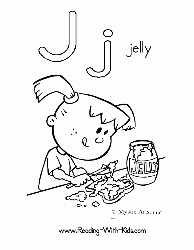 Free Letter J Coloring Page, Download Free Letter J Coloring Page png