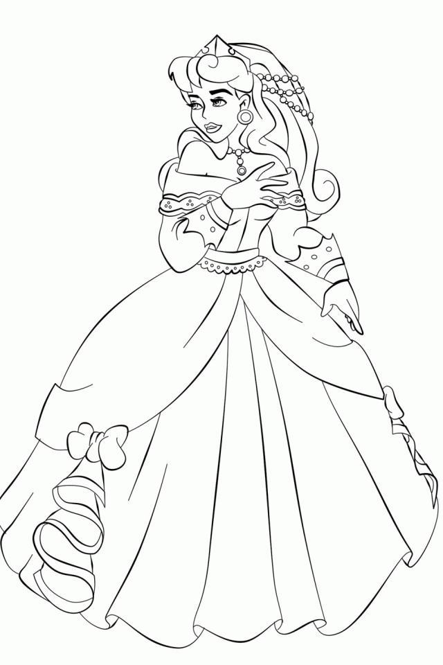 Free Princess Aurora Coloring Pages, Download Free Princess Aurora