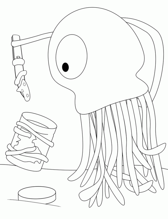 Peanut Butter Jelly Time Page Coloring Pages