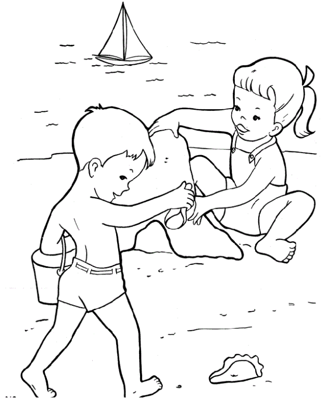 Beach Pictures to Color Fun and Relaxing Activity for All Ages