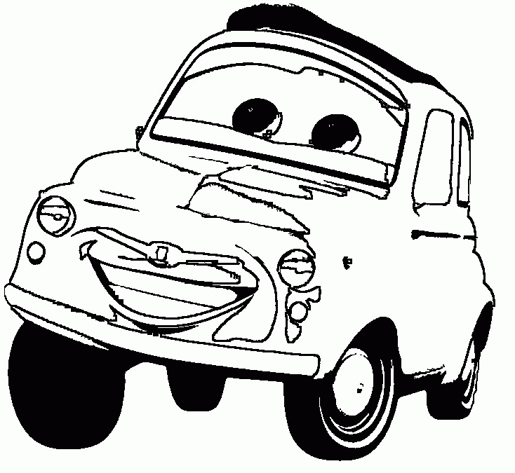 luigi cars coloring pages 567735