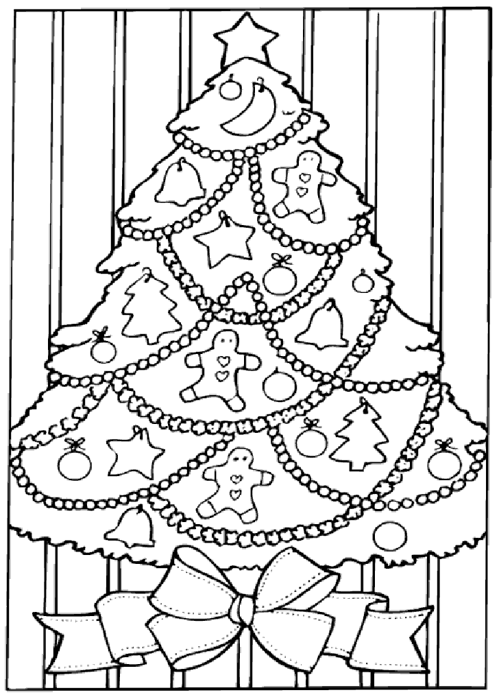 Free Coloring Pages Of Christmas Trees, Download Free Coloring Pages Of