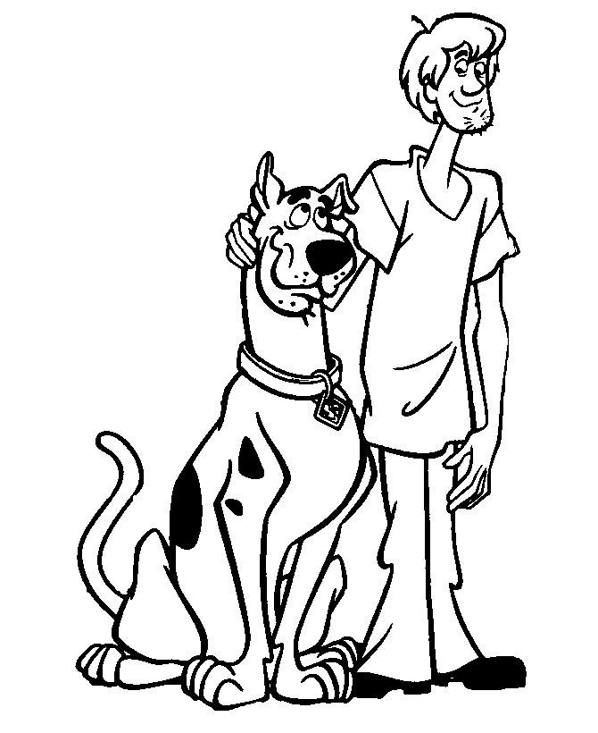 scooby doo coloring pages Clip Art Library