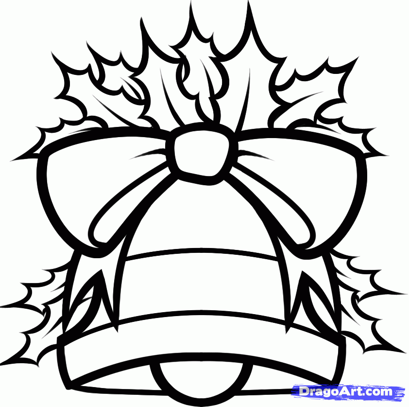 How To Draw Jingle Bells Step By Step Follow the steps given below to