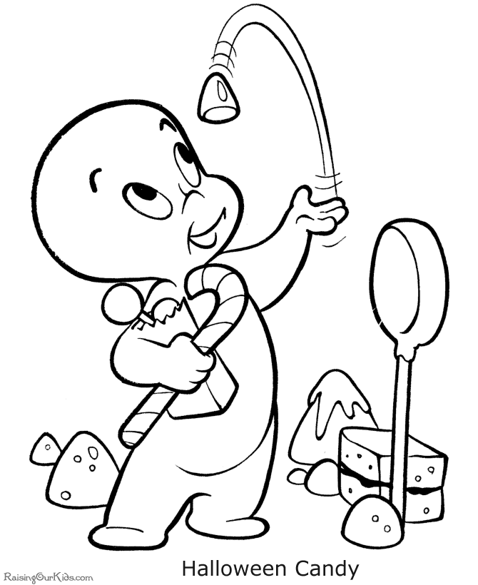 Free Halloween Ghost Coloring Pages, Download Free Halloween Ghost