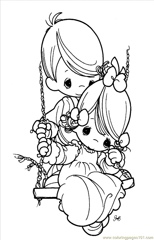 Free Printable Coloring Pages Of Precious Moments, Download Free