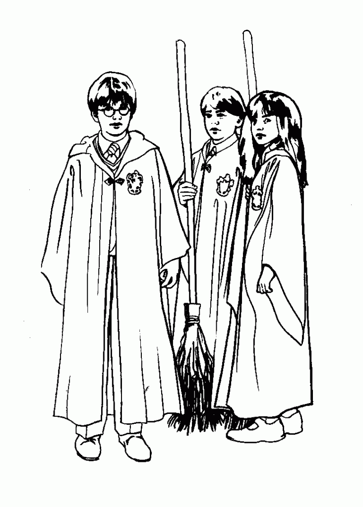 harry potter coloring pages Clip Art Library