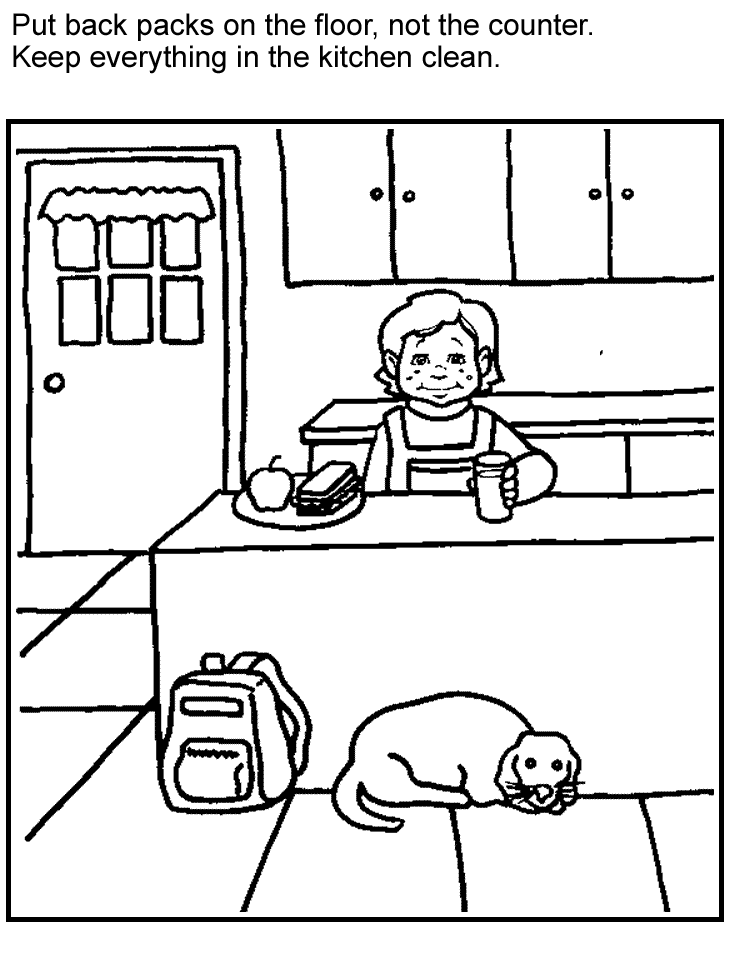 Lesson Plans Safety First Lesson Plan Coloring Pages