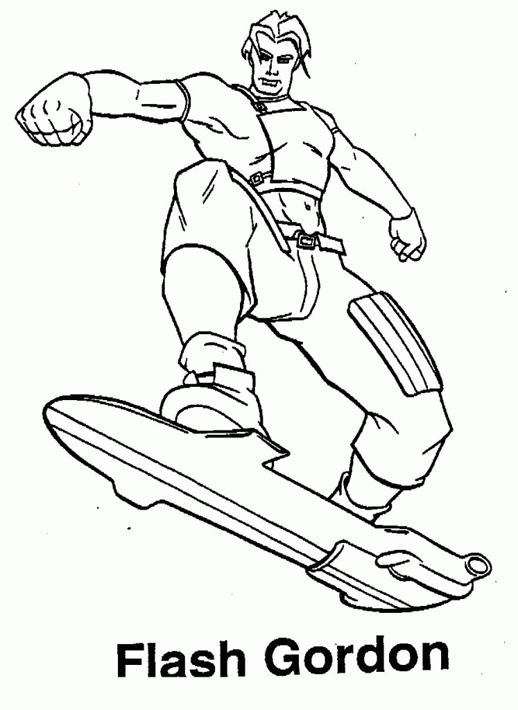flash gordon coloring pages Clip Art Library