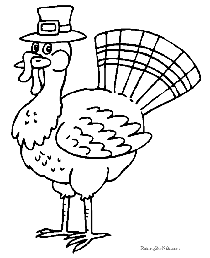 Free Thanksgiving Turkey Color Page, Download Free Thanksgiving Turkey Color Page Png Images, Free Cliparts On Clipart Library