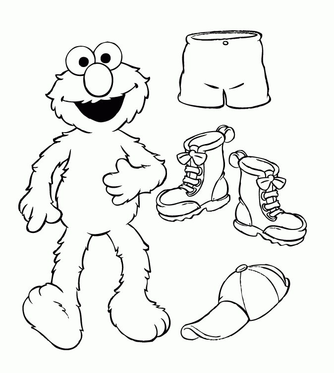 Baby Elmo Cartoon Coloring Pages Free Printable Baby Elmo Coloring Sheets
