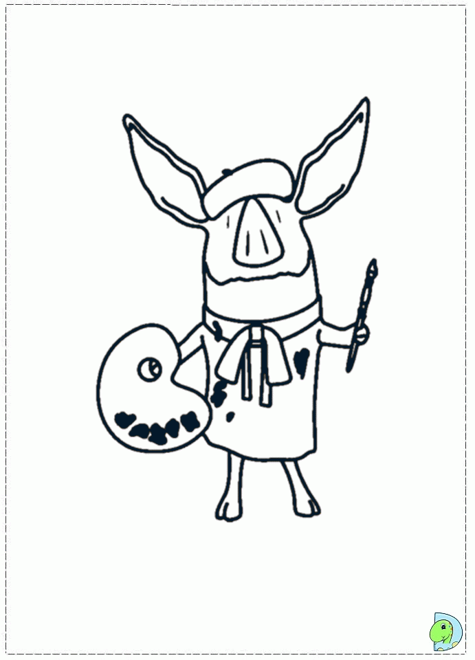 Free Olivia The Pig Coloring Pages, Download Free Olivia The Pig