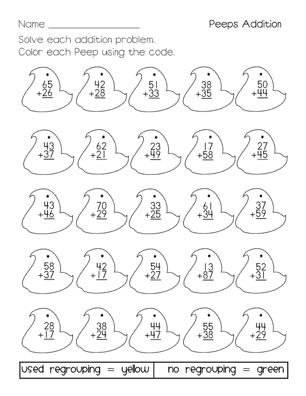 Addition and Subtraction Coloring Pages - Engage and Educate Children