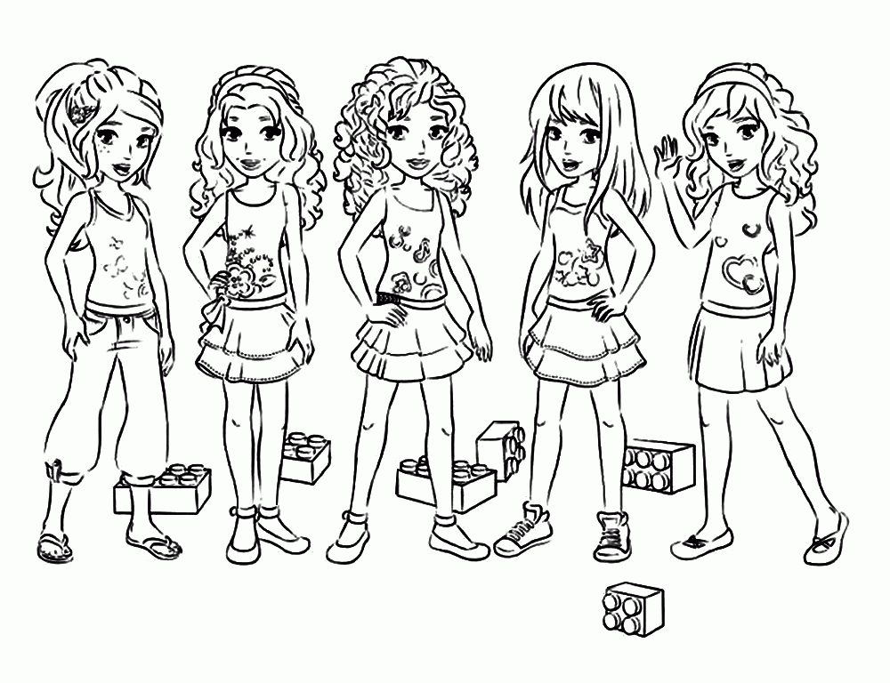 lego friends 2018 coloring pages Clip Art Library