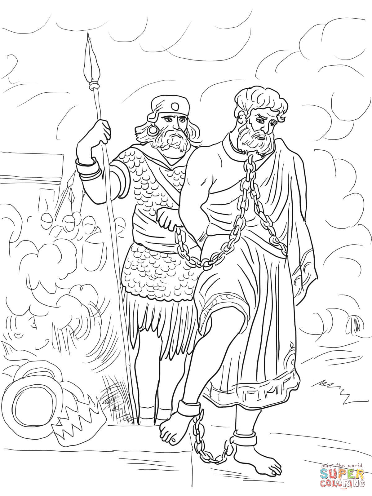 Bible Coloring Pages for Kids Prophets Told About Gods Son Clip