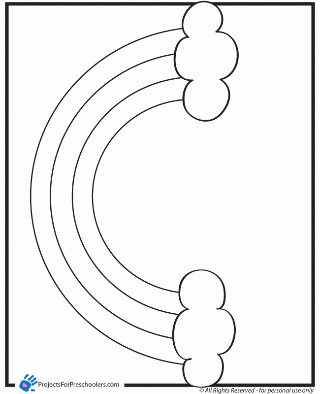 24+ Simple Rainbow Coloring Picture