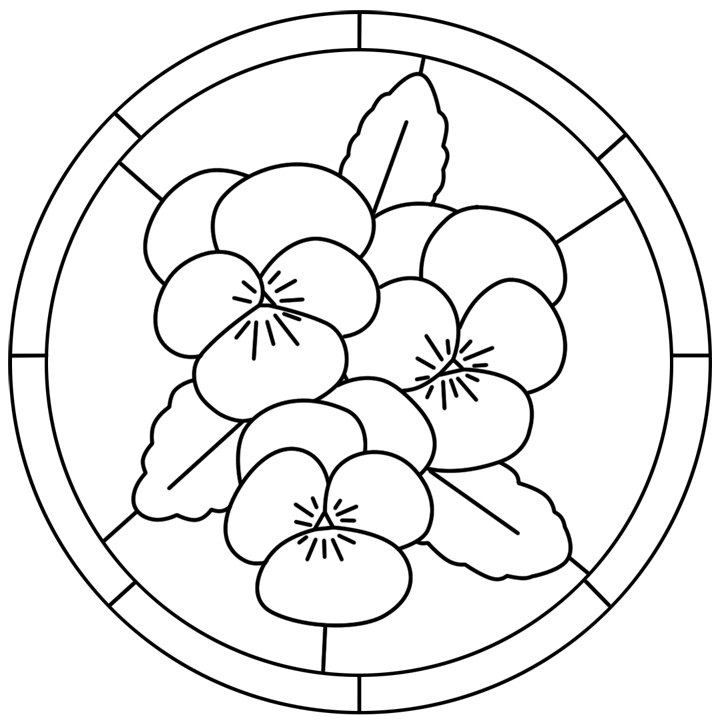 Free Free Printable Stained Glass Window Coloring Pages, Download Free