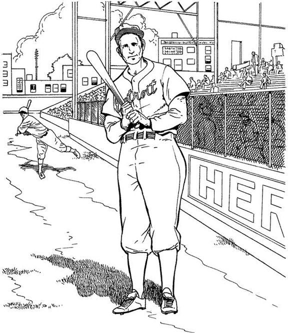 Detroit Tigers Coloring Pages Bring Your Love for the Tigers to Life