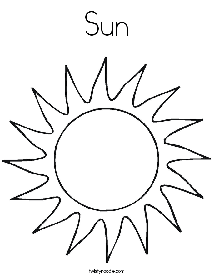 Free Coloring Page Of A Sun, Download Free Coloring Page Of A Sun png