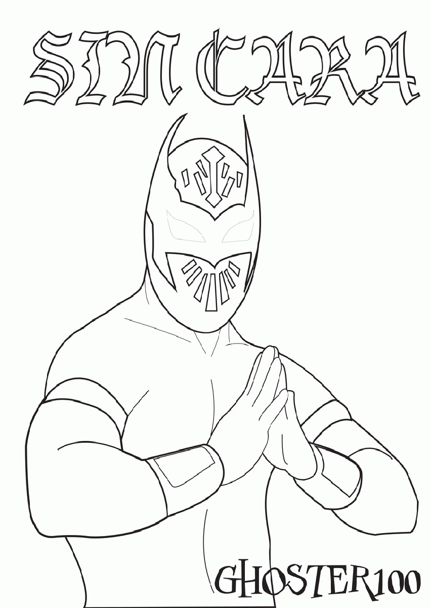 Coloring Pages Of Wwe Shawn Michaels