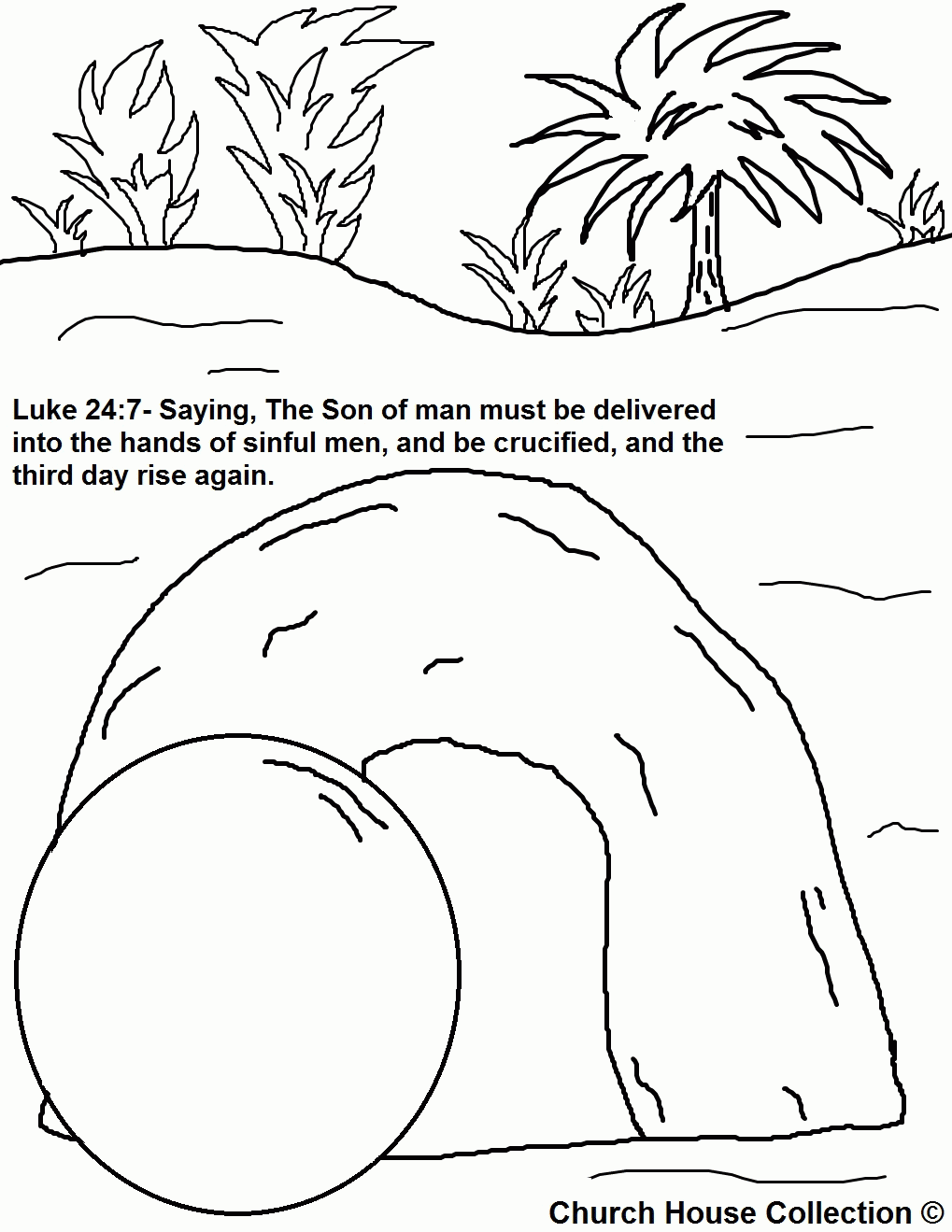 easter church coloring page Clip Art Library