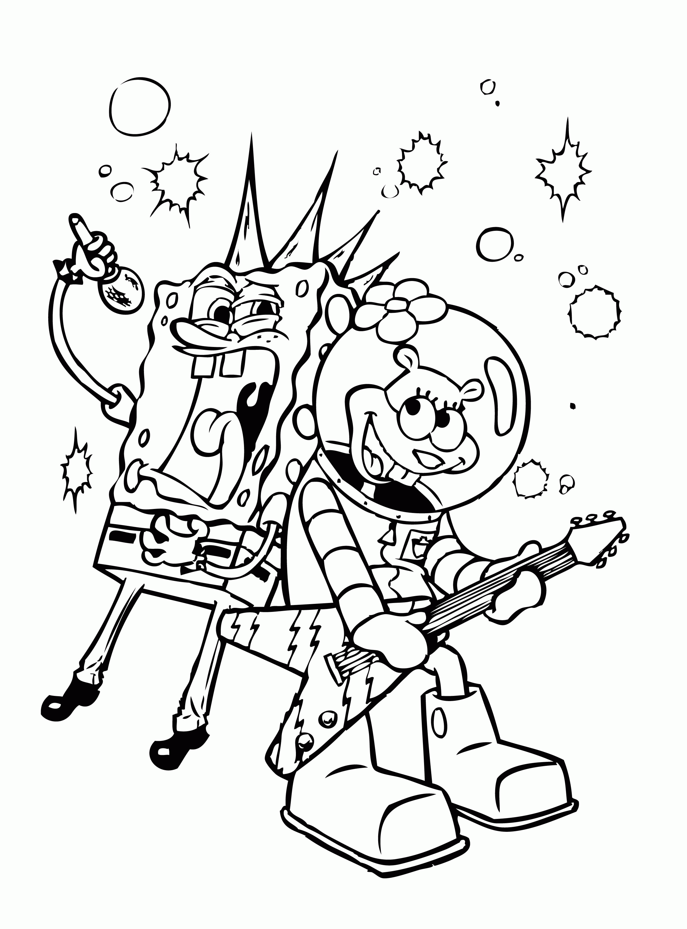 Free Spongebob Easter Coloring Pages, Download Free Spongebob Easter