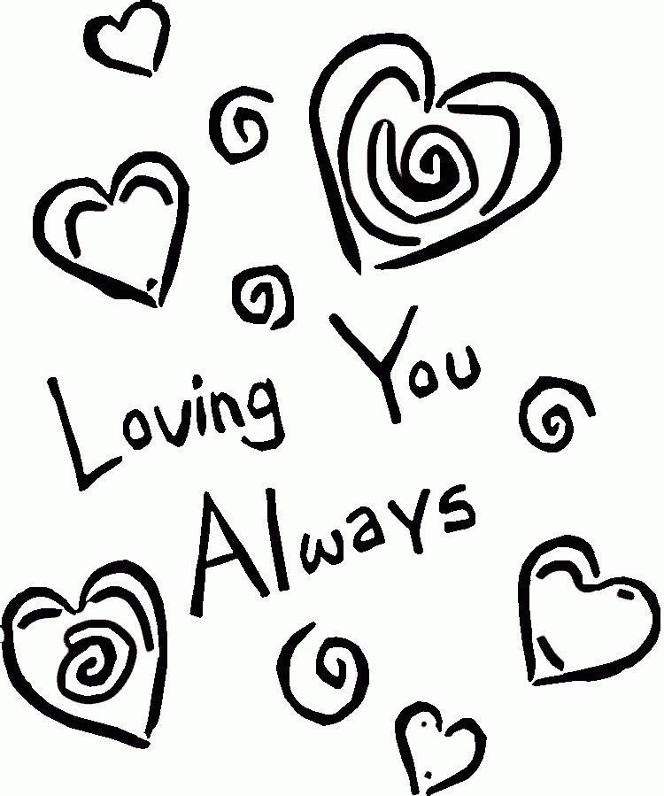 Free Coloring Pages That Say I Love You, Download Free Coloring Pages