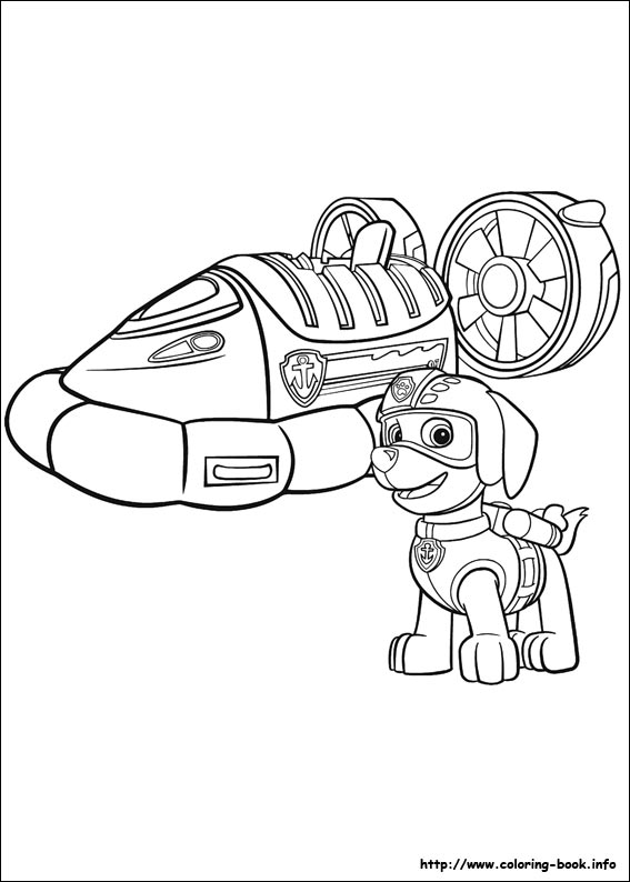 paw patrol lookout coloring page Clip Art Library
