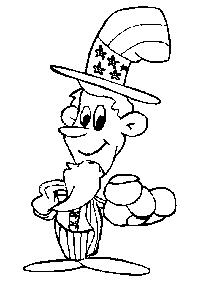 Independence day coloring pages to download and print for free