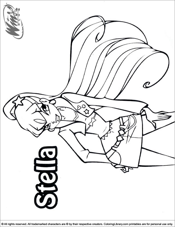 winx club believix coloring pages Clip Art Library
