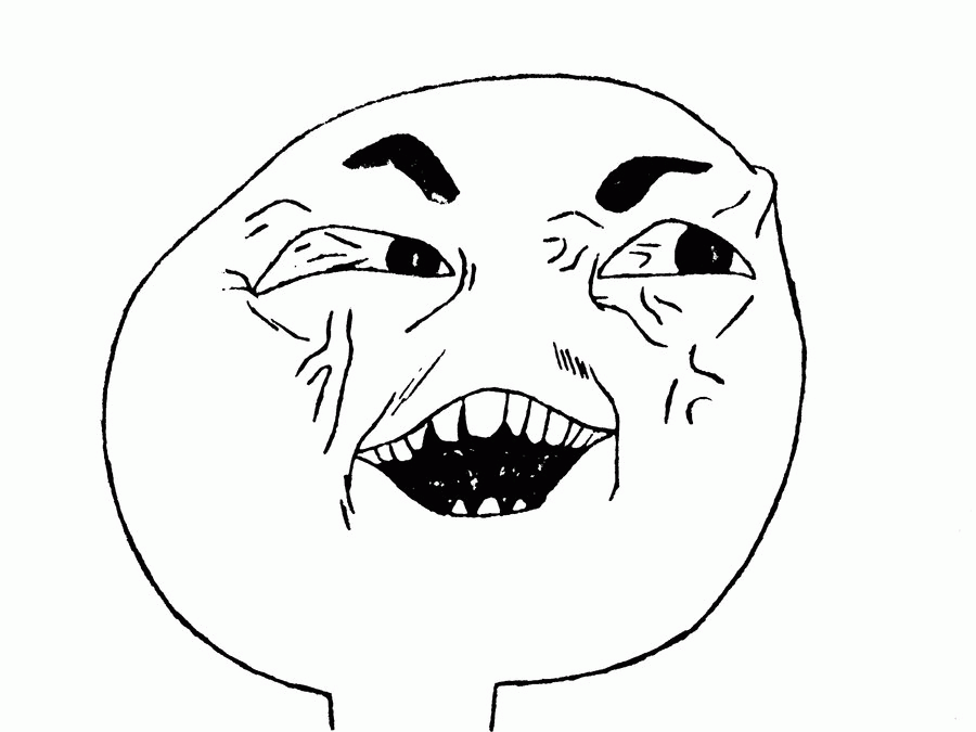 Free Troll Face Coloring Pages, Download Free Troll Face Coloring Pages