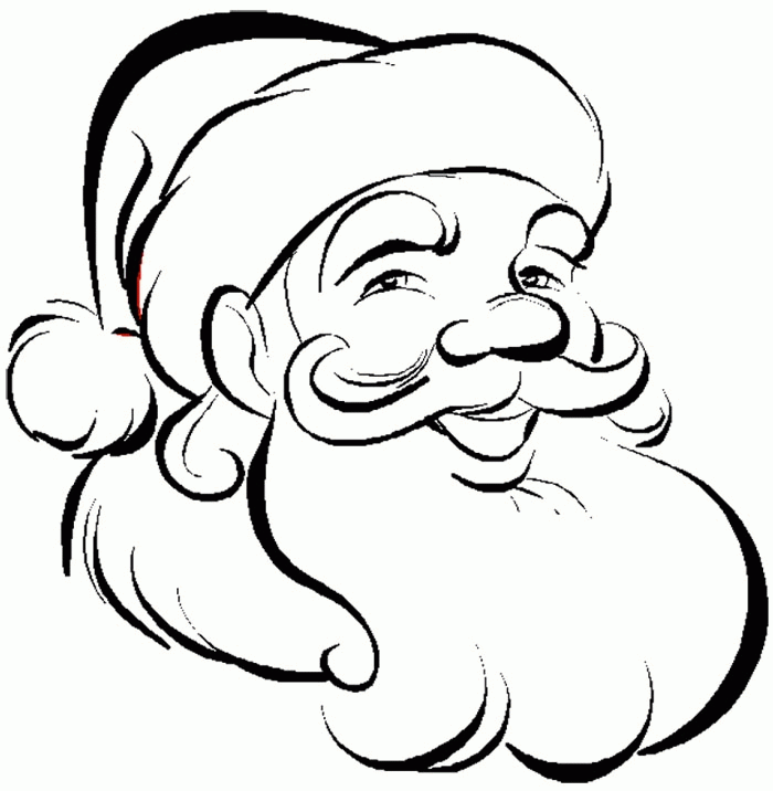Santa Face Printable