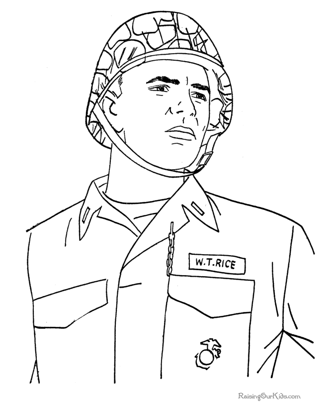 Free Veterans Day Coloring Page, Download Free Veterans Day Coloring