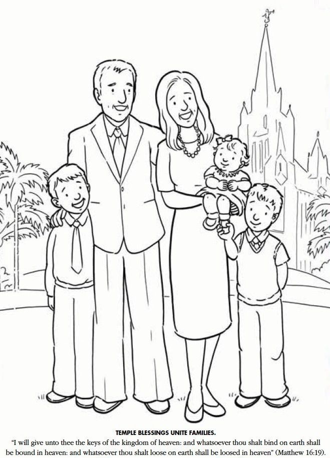 Sabbath Day Coloring Pages