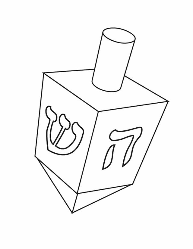 hanukkah coloring pages Clip Art Library