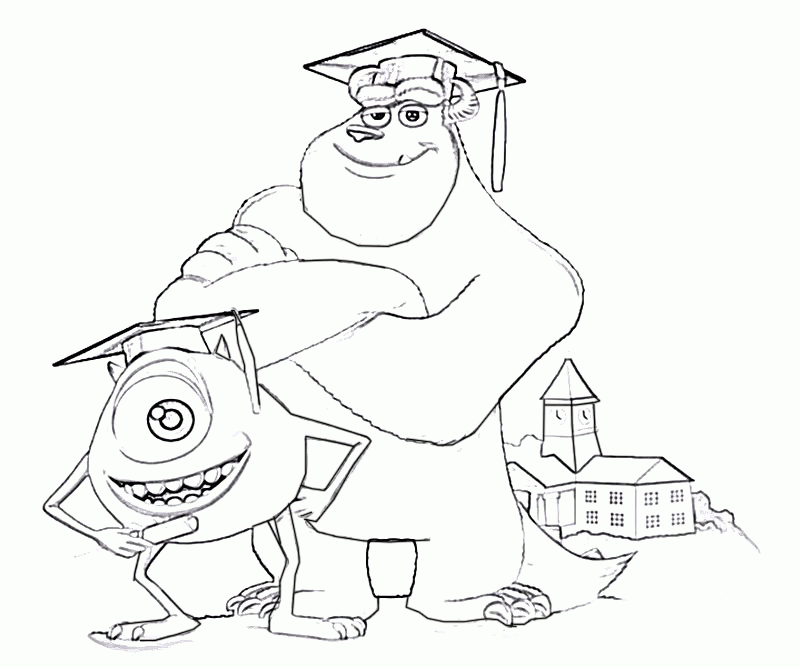 Monster University Coloring Pages