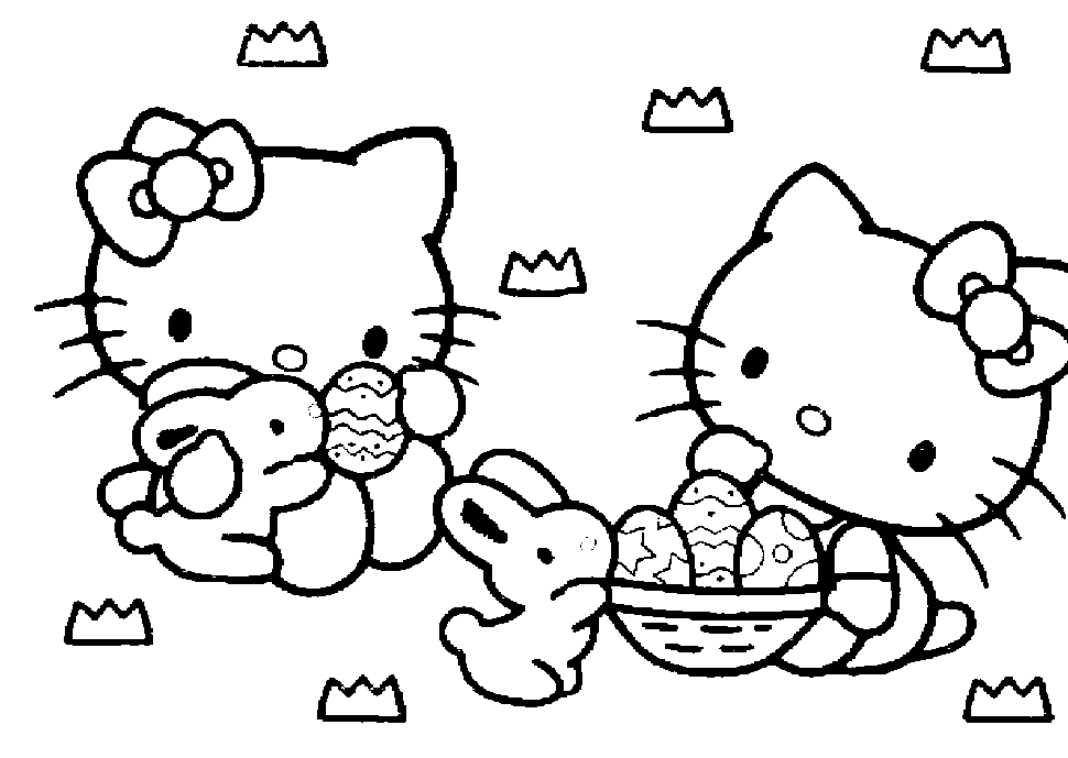 Free Hello Kitty Black And White, Download Free Hello Kitty Black And