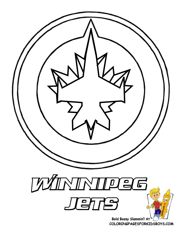 Coloring Pages Hockey Logos