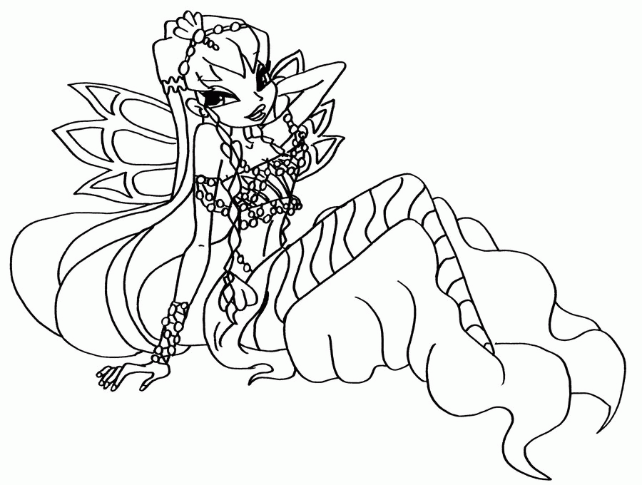 Free Coloring Pages Winx Club, Download Free Coloring Pages Winx Club