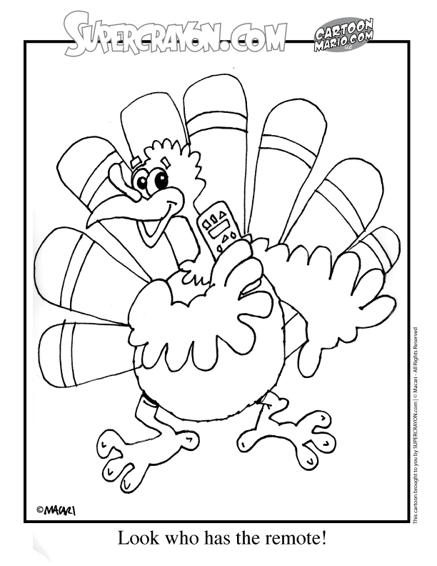 girl turkey coloring pages 757788