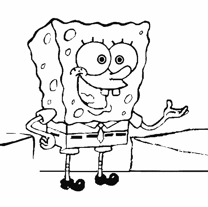 krabby patty color pages 736755